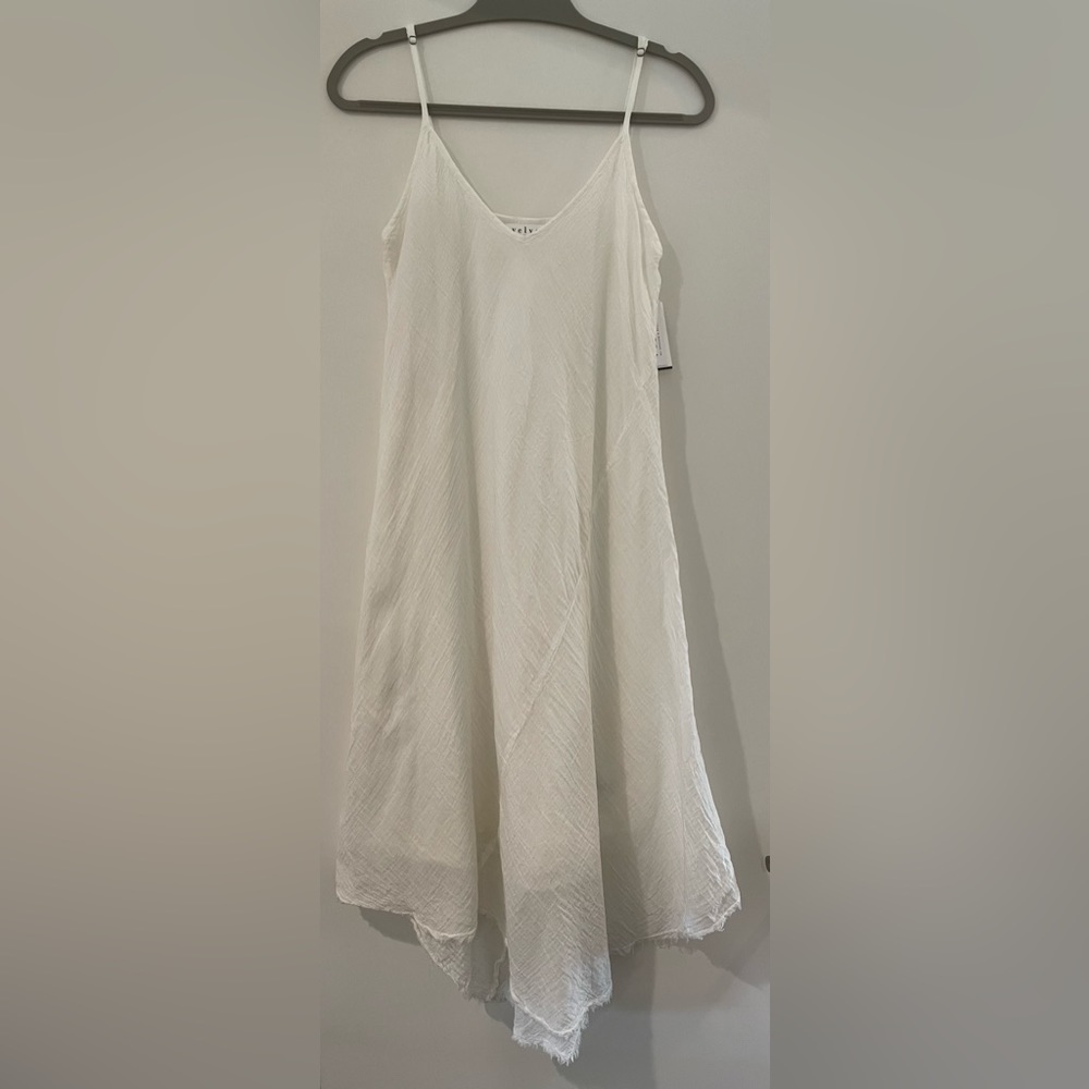 Velvet brand white gauzey cotton dress or coverup - Size XS